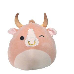 Squishmallows Howland Bull Plush Peach 9 Inch Kellytoy